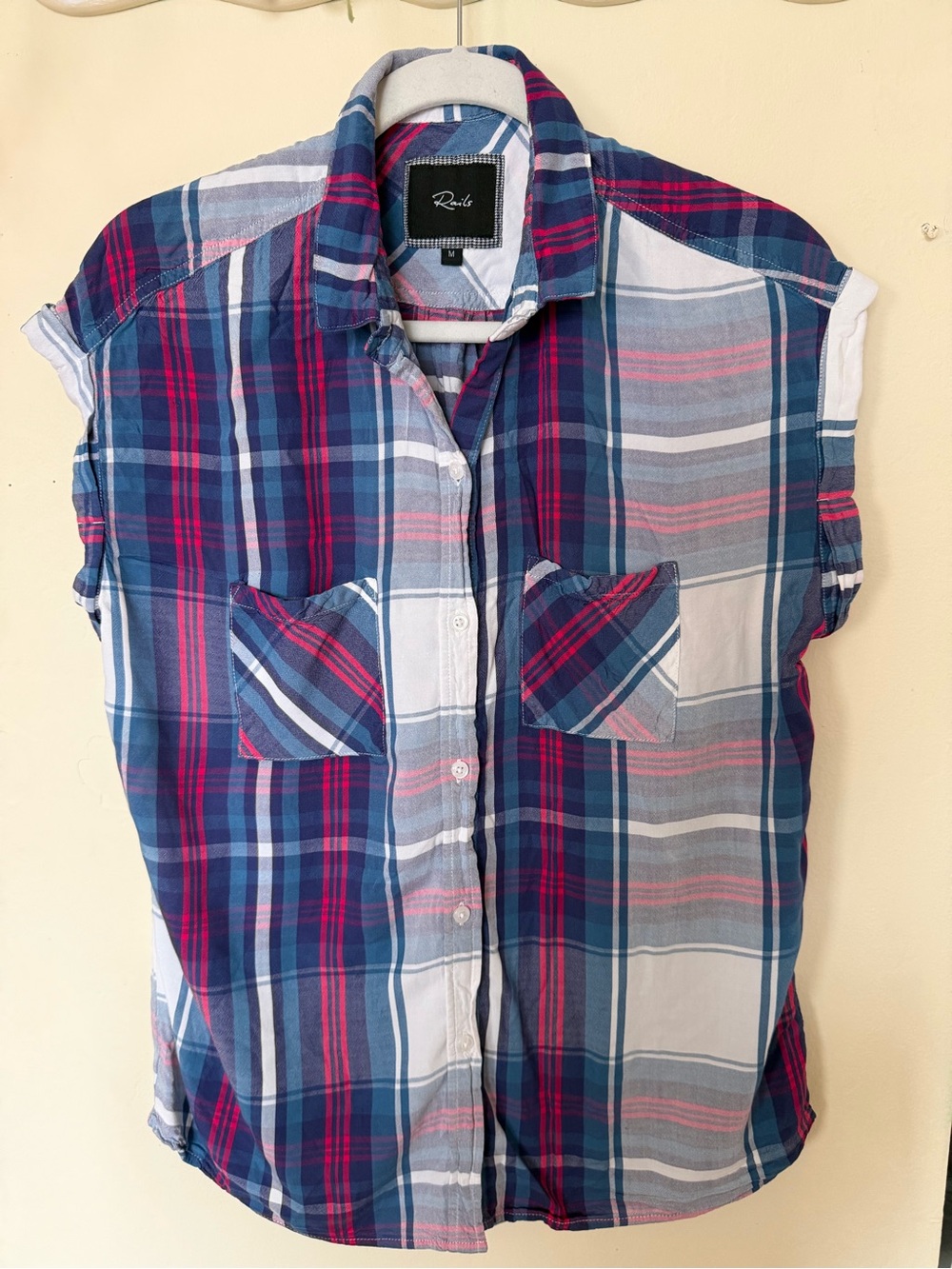 Rails Women’s Britt  Plaid Short-Sleeve Button-Up Shirt
